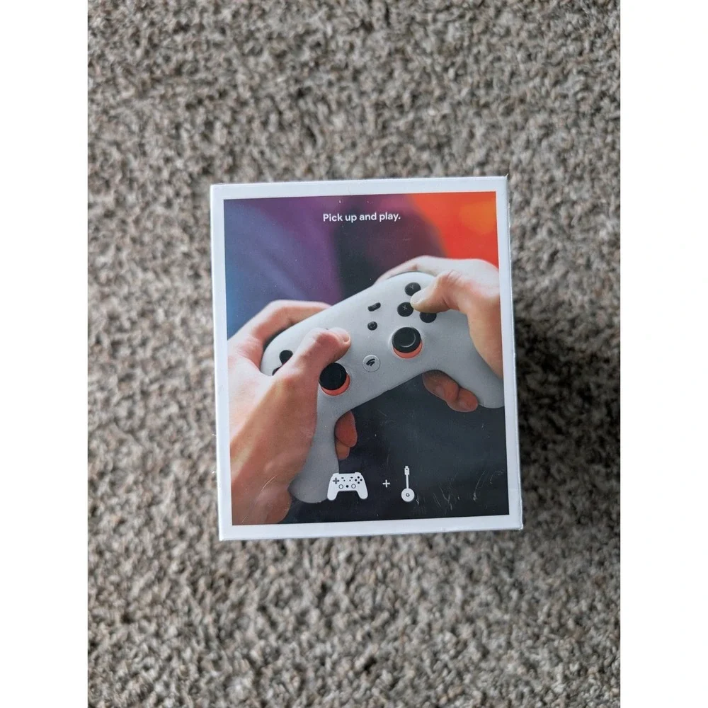 Google Stadia Premiere Edition Wireless Controller USB-C White Gamepad Sealed
